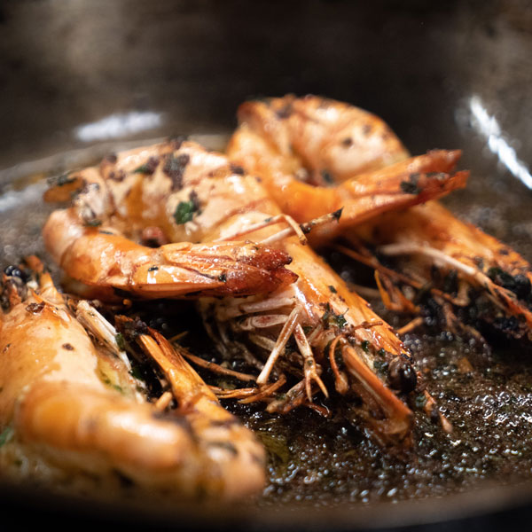 a recipe for making fried prawns in emp giant pan