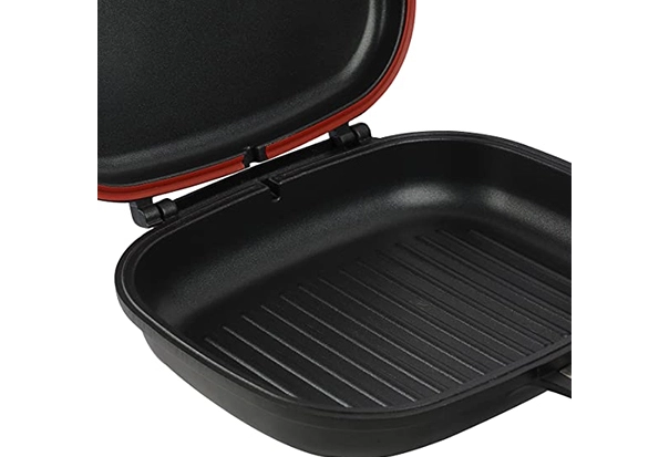 double sided non stick grill pan
