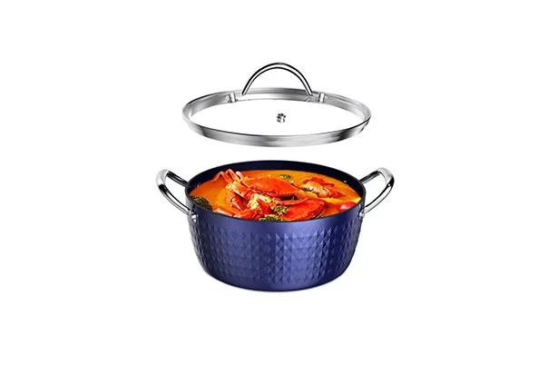 square soup pot with lid