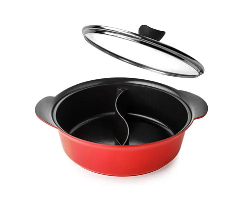 Hot Pot With Divider Non-Stick Casserole