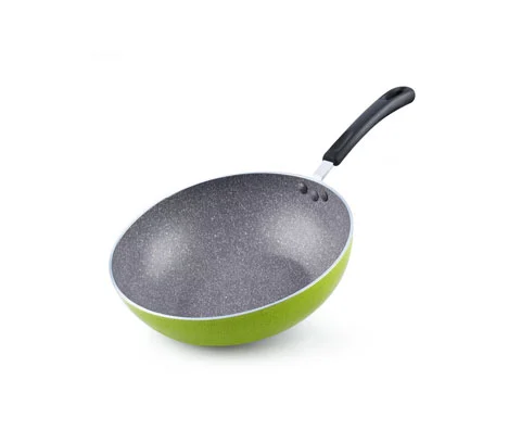 Green Non Stick Wok Pan