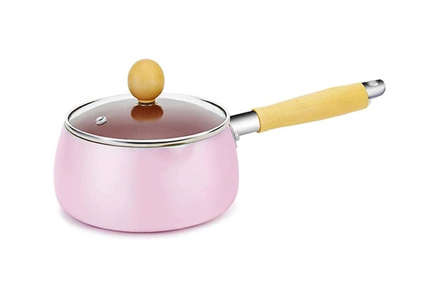 non stick milk pan with lid