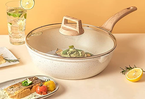 large non stick casserole pot