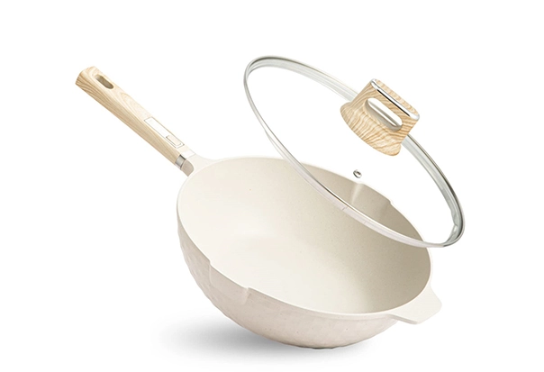 non stick wok with handle