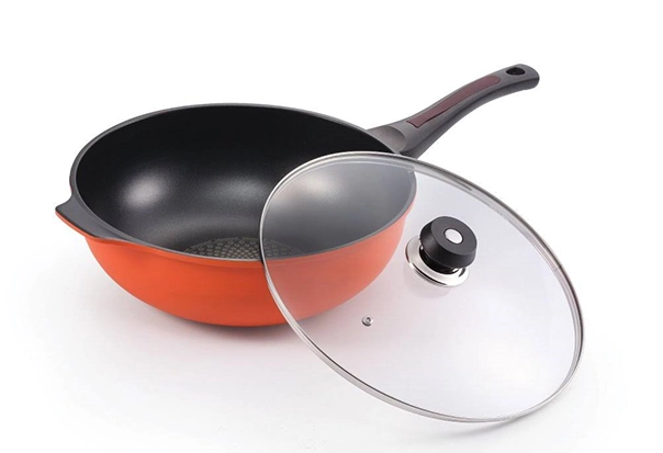 wok pans with lid