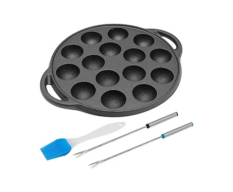 15-cavity Takoyaki Pot Grill Plate