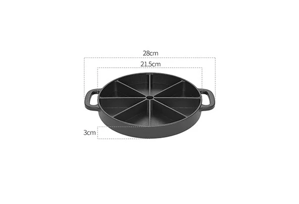 wedge baking dish with handle