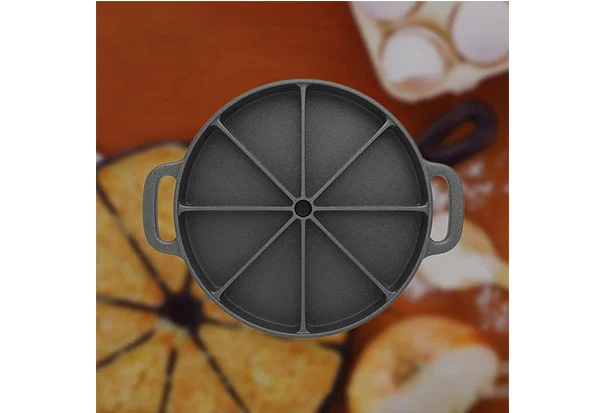 wedge shape cake pan with handle manufacturer
